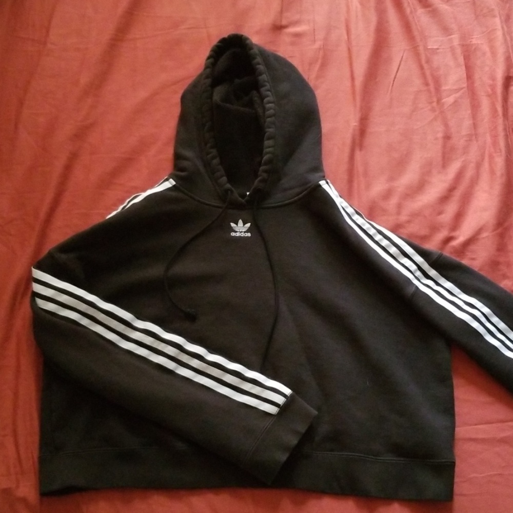 ADIDAS CROPPED HOODIE